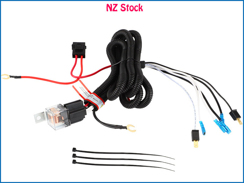 12V Horn Wiring Harness Relay Kit For Car Truck Grille Mount Blast Tone