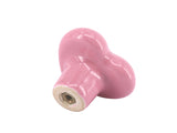 Pink Heart Knob Handle