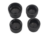 Front & Rear Axle Nut Covers Caps Fits Harley Sportster XL883 XL1200 Dyna V-Rod