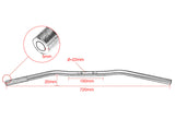 Drag Bar Handlebar 22mm Fits Harley Honda Suzuki Yamaha Motorcycle