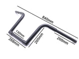 1" Drag Bar Handlebar 25mm for Harley Honda Yamaha Kawasaki Suzuki Motorcycle