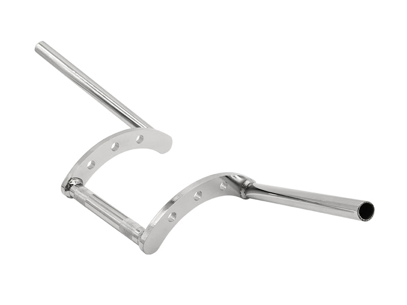 Motorcycle 7/8" Handlebars Z Bar Drag Bars For Yamaha Suzuki Honda Harley Black @25-in Handlebar