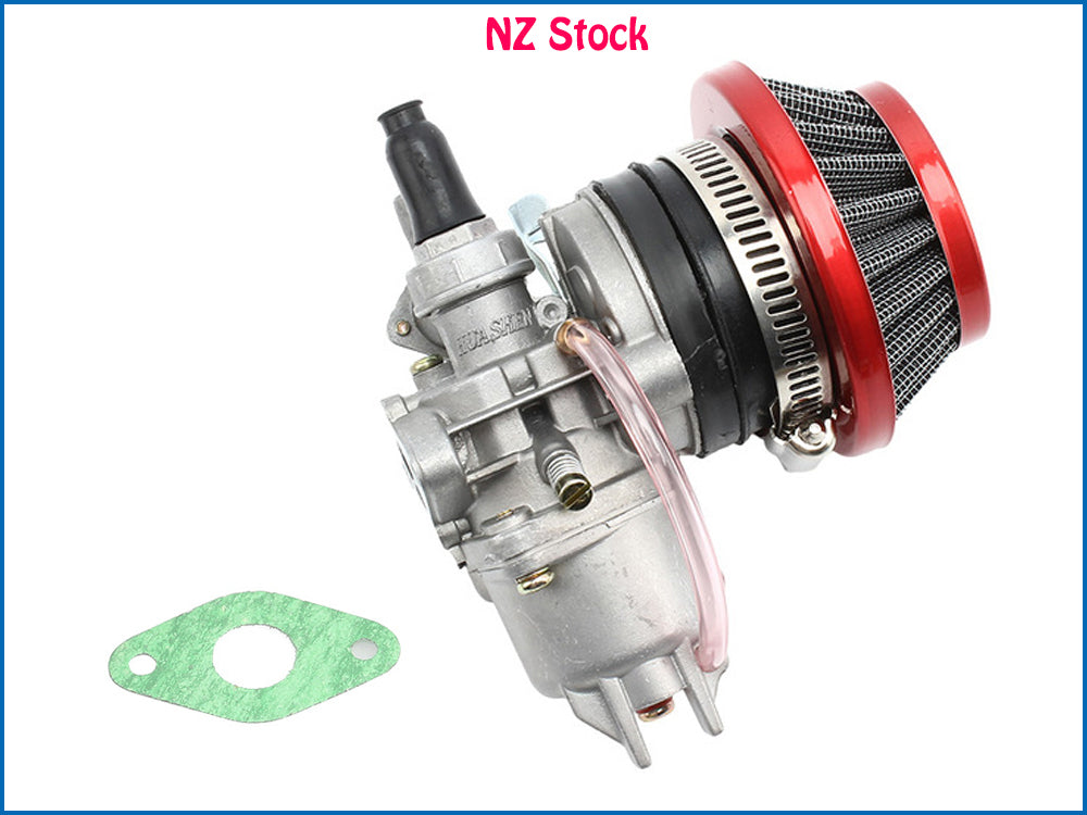 WOOSTAR 19mm Carburateur met Luchtfilter Pakkingen Assemblage Vervanging voor 2 Takt 47cc 49cc Mini Pocket Bike ATV Quad Chopper Blauw WOOSTAR 19mm Carburateur met Luchtfilter Pakkingen Assemblage Vervanging voor 2 Takt 47cc 49cc Mini Pocket Bike ATV Quad Chopper Blauw