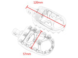 Foot Pegs Footpegs Fits Harley Dyna Sportster Bobber