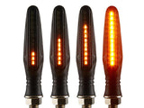 2pcs Universal Motorcycle Turn Signal Indicators Lights E-Marked
