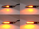 2pcs Universal Motorcycle Turn Signal Indicators Lights E-Marked