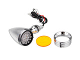 2pcs LED Turn Signal Blinker Indicators Fits Harley Bobber Honda Yamaha Suzuki