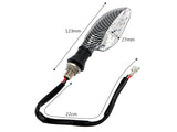 2 x LED Turn Signal Light Indicators for Honda Yamaha Suzuki Kawasaki Motorcycle