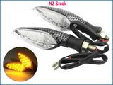 2 x LED Turn Signal Light Indicators for Honda Yamaha Suzuki Kawasaki Motorcycle