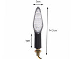 2pcs Turn Signal Indicators for Honda Yamaha Suzuki Kawasaki Motorcycle E-Marked