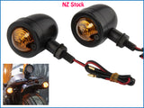 2pcs Turn Signal Blinker Indicators Fits Harley Honda Yamaha Suzuki Motorcycle