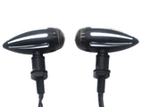 2pcs LED Turn Signal Blinker Indicators for Harley Bobber Chopper E-Marked