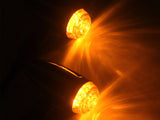 2pcs LED Turn Signal Blinker Indicators for Harley Bobber Chopper E-Marked