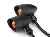 2pcs Turn Signal Blinker Indicators Fits Harley Bobber Chopper Honda Motorcycle