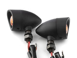 2pcs Turn Signal Blinker Indicators Fits Harley Bobber Chopper Honda Motorcycle