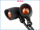 2pcs Turn Signal Blinker Indicators Fits Harley Bobber Chopper Honda Motorcycle