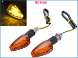 2pcs Universal Motorcycle Turn Signal Indicators E-Marked