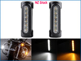 Motorcycle Highway Crash Bar Turn Signal Driving Light for Harley Victory