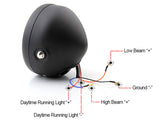 Motorcycle Headlight 6.5"