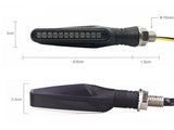 2pcs Turn Signal Blinker Indicators Fits Suzuki Honda Yamaha KTM Motorcycle E-Marked