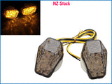 2pcs Smoky Flush Mount Turn Signal Blinker Indicators Fits Suzuki GSXR 600 750