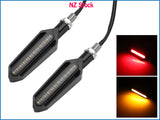 2pcs LED Motorcycle Turn Signal Blinker Indicators