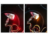 2pcs LED Motorcycle Turn Signal Blinker Indicators Harley Bobber Chopper