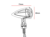 2pcs LED Motorcycle Turn Signal Blinker Indicators Harley Bobber Chopper