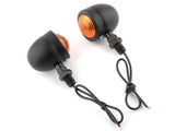 2pcs Turn Signal Blinker Indicators Fits Harley Bobber Chopper Honda Suzuki Motorcycle