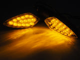 2pcs Universal LED Motorcycle Turn Signal Indicators Blinker