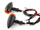 2pcs Turn Signal Indicators Fits Harley Honda Suzuki Yamaha Motorcycle E-Marked
