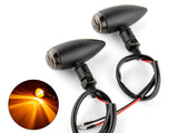 2pcs Turn Signal Blinker Indicators Fits Harley Bobber Chopper Honda Motorcycle