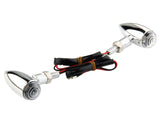 2pcs Turn Signal Indicators Blinker Fits Harley Bobber Chopper Honda Motorcycle