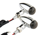2pcs Turn Signal Indicators Fits Harley Honda Suzuki Yamaha Motorcycle E-Marked