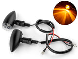 2 x Turn Signal Indicators Fits Harley Honda Suzuki Yamaha Motorcycle E-Marked