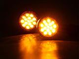 2pcs LED Turn Signal Indicators Fits Harley Bobber Chopper Custom