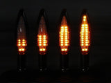 2pcs Universal Motorcycle Turn Signal Indicators Blinker E-Marked