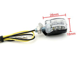 2pcs 6 LED MINI Universal Motorcycle Turn Signal Blinker Indicators E-Marked