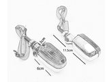 2pcs Turn Signal Blinker Indicators Fits Harley Bobber Chopper Honda Motorcycle