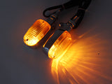 2pcs Turn Signal Blinker Indicators Fits Harley Bobber Chopper Honda Motorcycle