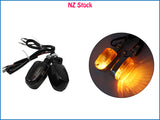2pcs Turn Signal Blinker Indicators Fits Harley Bobber Chopper Honda Motorcycle
