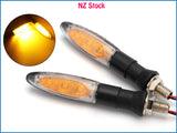 2pcs Dirt Bike ATV Motorcycle Turn Signal Indicators Blinker E-marked