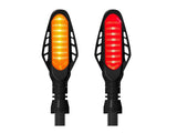 2pcs Universal Motorcycle Turn Signal Lights Indicator E-Marked