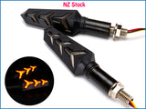 2pcs Universal ATV Motorcycle Turn Signal Indicators Blinker
