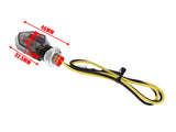 2 x 5 LED Mini Motorcycle Turn Signal Blinker Indicators E-Marked