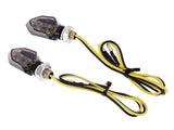 2 x 5 LED Mini Motorcycle Turn Signal Blinker Indicators E-Marked