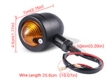 2 x Universal Motorcycle Turn Signal Indicator Blinker for Harley Bobber Chopper