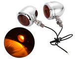 2 x Turn Signal Indicators for Harley Honda Suzuki Yamaha Kawasaki Motorcycle