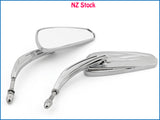 8mm Mirrors for Harley Sportster Fat Bob Softail Iron 883 Road Glide King