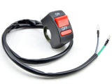 2pcs LED Angel Eye Motorcycle Headlight DRL Spotlight Fog Light & ON/OFF Switch